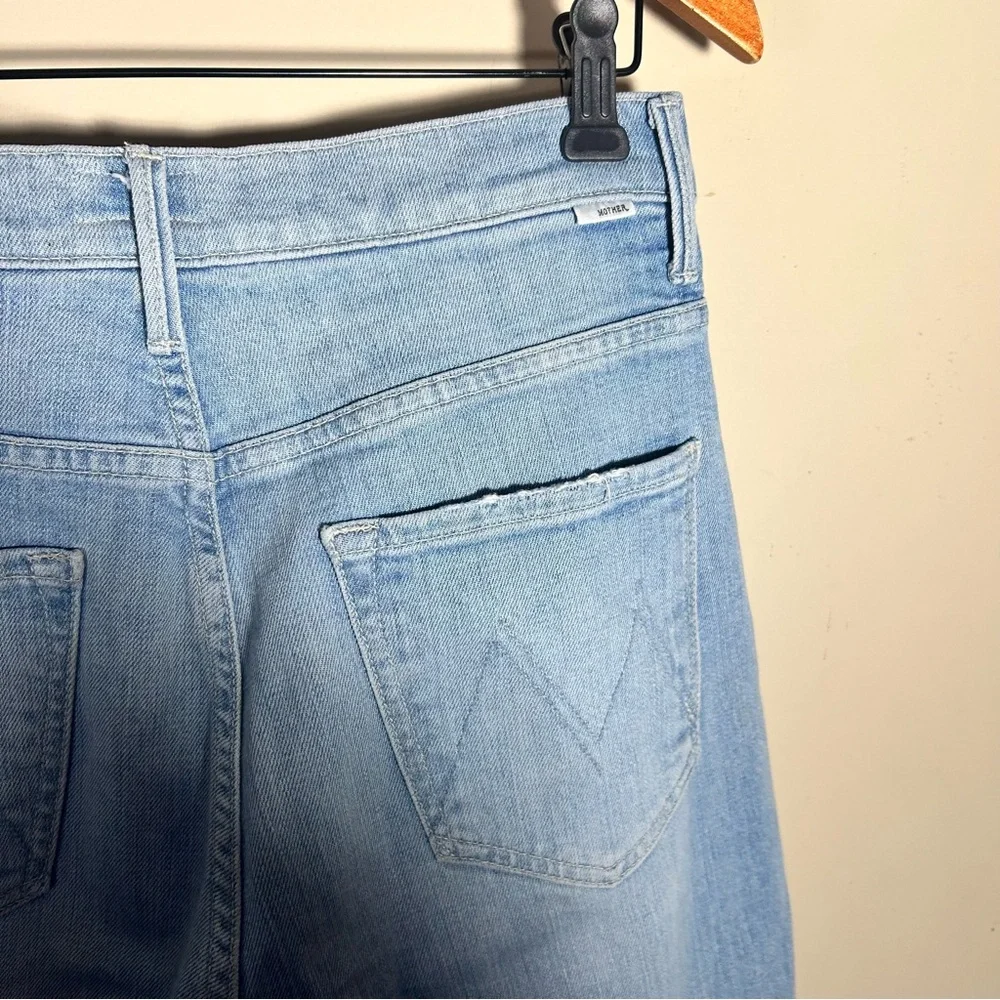 Mother High Waisted Tunnel Vision Sneak in Sippin’ Sweet Tea Jeans Size 27 - Picture 7 of 13